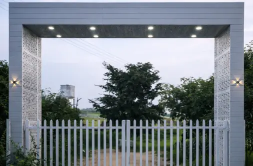 entrance arch lakeview farmland managed farmland near hosur