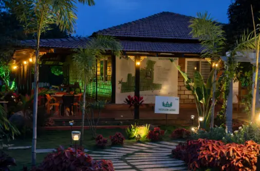 Community restaurant at H2O Farms managed farmland near Sarjapur Road Bangalore