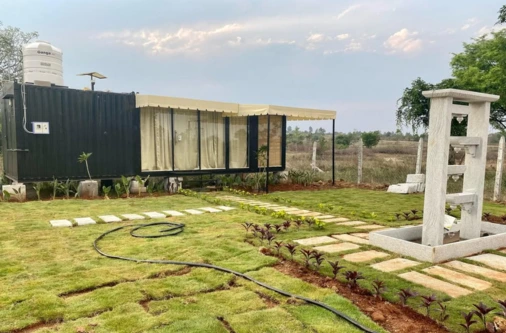 Completed farmhouse at Sangam Farms — Agricultural Land for Sale in Thally, ideal for weekend homes and investment